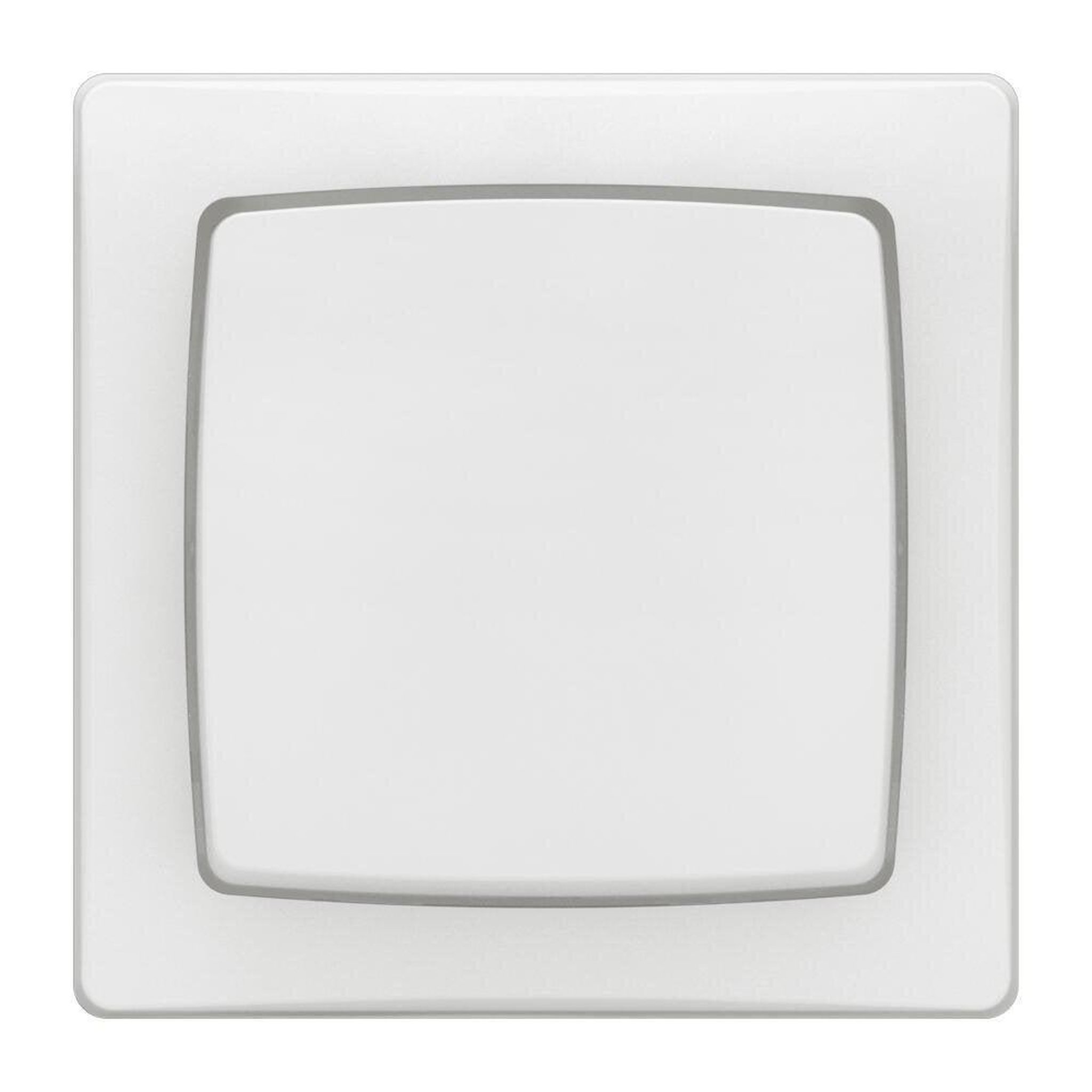 Legrand Poussoir saillie complet, LEGRAND Asl, blanc