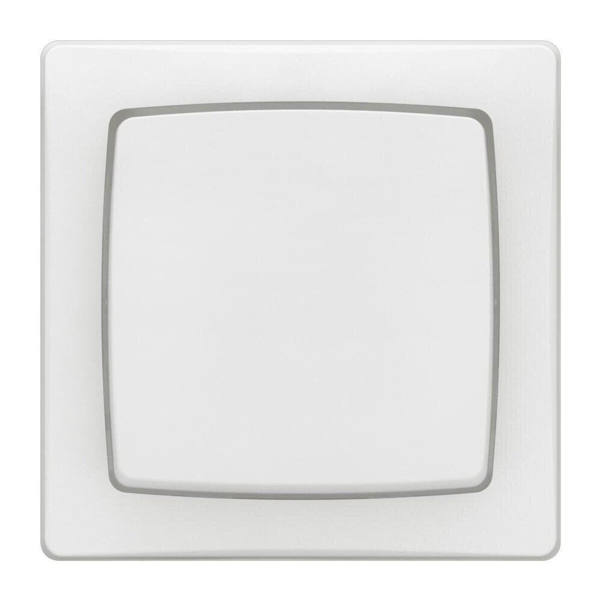 Legrand Poussoir saillie complet, LEGRAND Asl, blanc