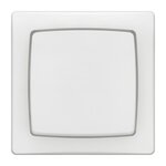 Legrand Poussoir saillie complet, LEGRAND Asl, blanc
