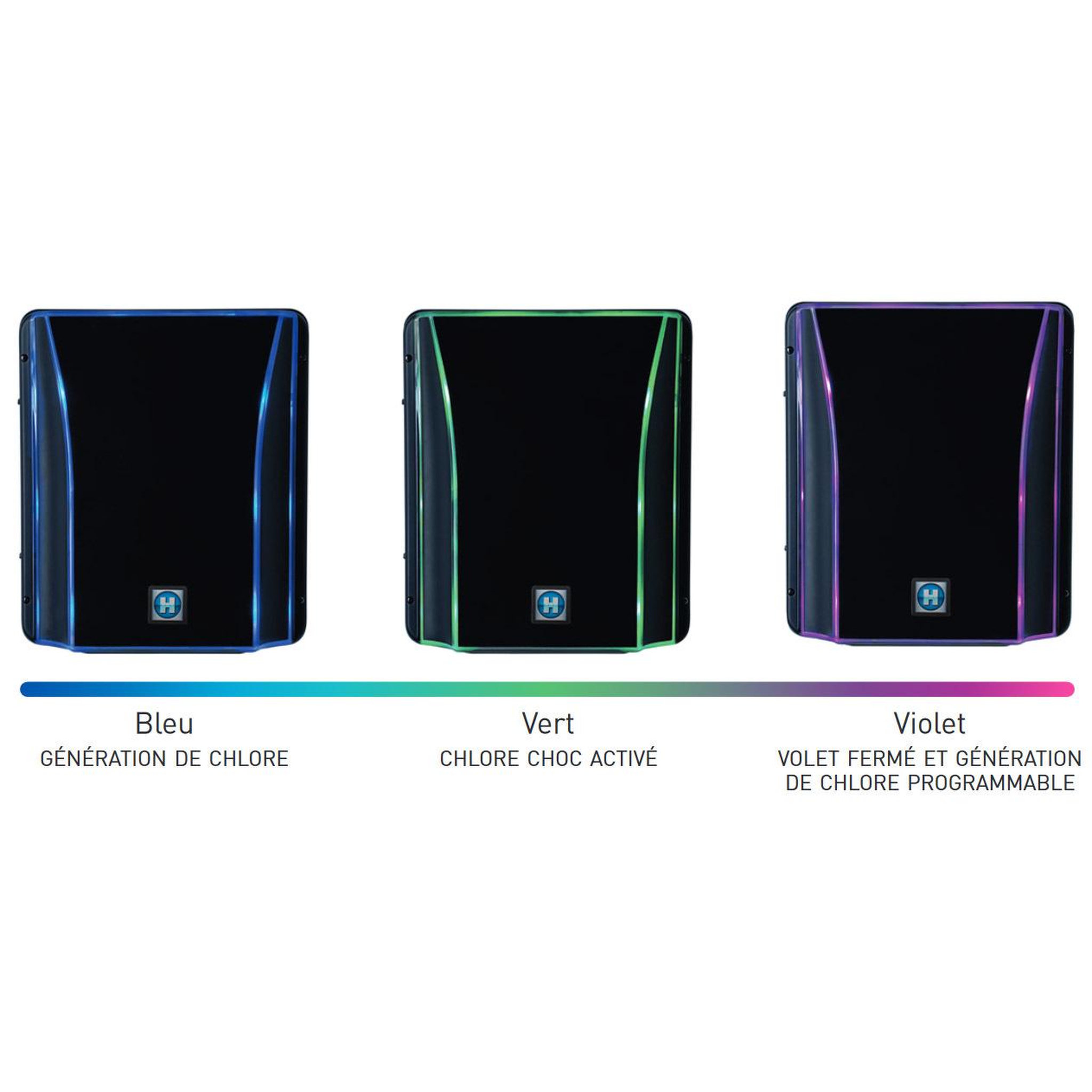 Voir la diapositive 4 : Hayward Electrolyse au sel 150m3 - SASV33CEU