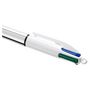 Voir la diapositive 4 : BIC Lot de 3 stylos bille 4 couleurs rétractables pointe moyenne Shine 1 argent/1 rose/1 bleu