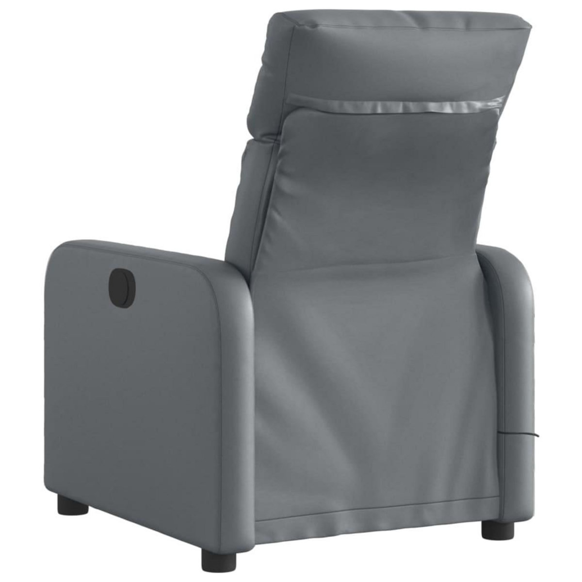 VIDAXL Fauteuil de massage inclinable electrique gris similicuir