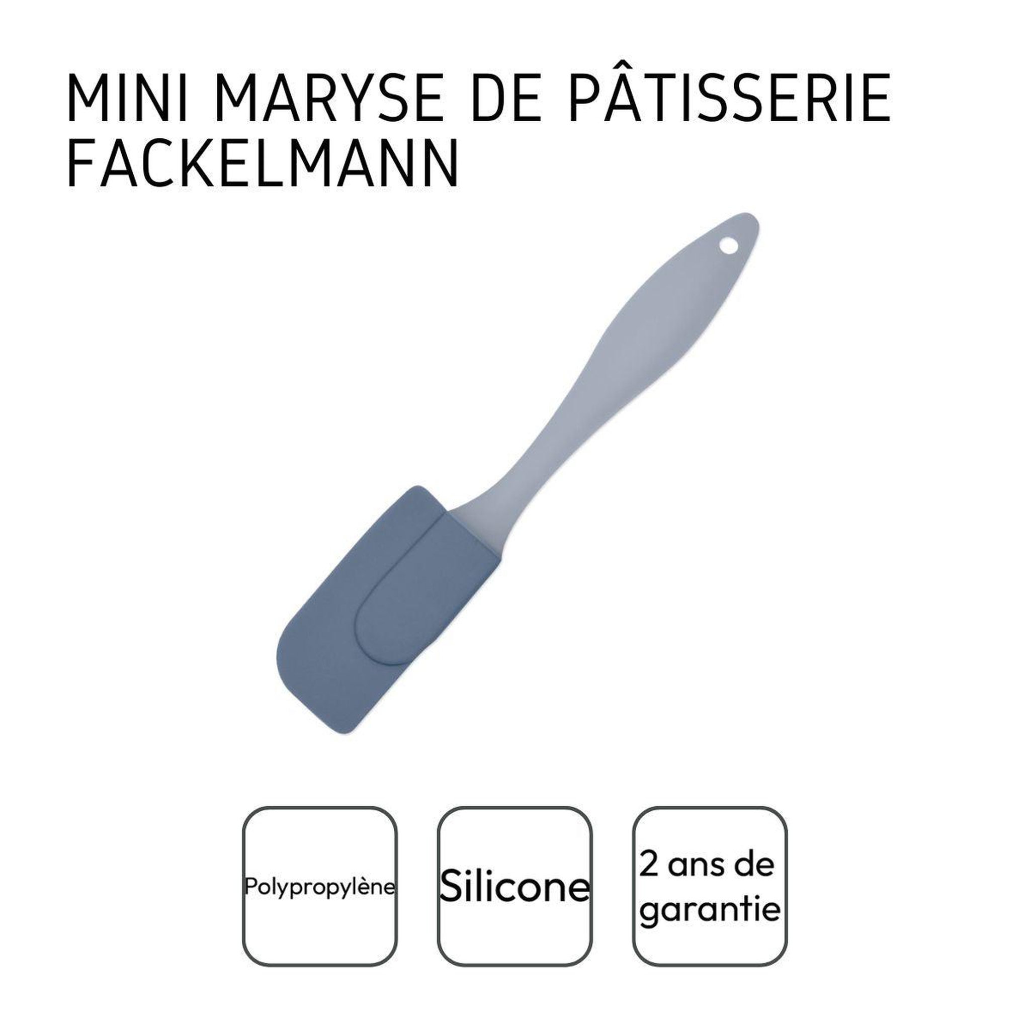 Voir la diapositive 4 : Fackelmann Mini spatule de cuisine et de pâtisserie 19 cm fackelmann elemental