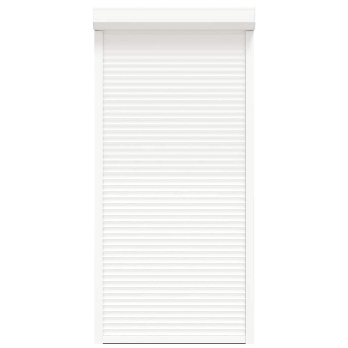 VIDAXL Volet roulant aluminium 100x210 cm blanc