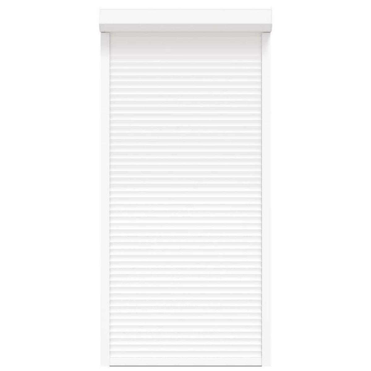 VIDAXL Volet roulant aluminium 100x210 cm blanc