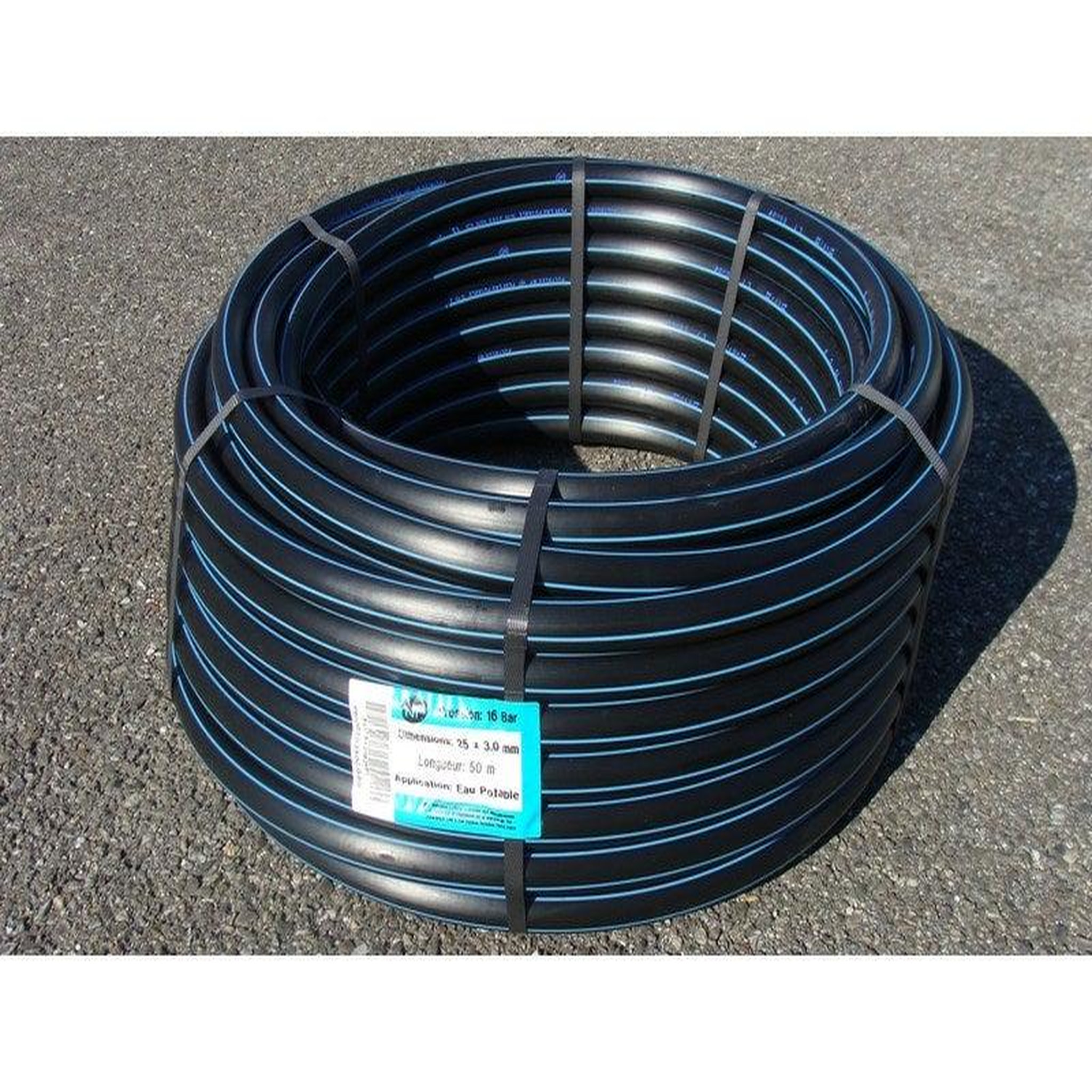 CENTRALE BRICO Tube D'Alimentation Polyéthylène, Diam.19 X 25 Mm, En Couronne De 50 M