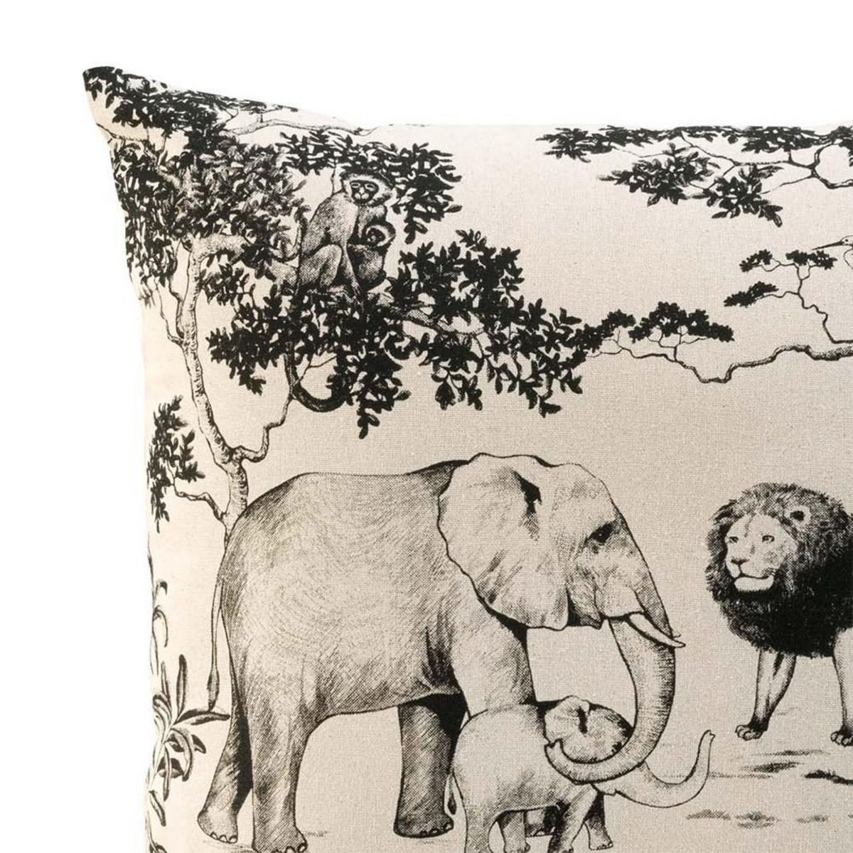 Douceur d'Intérieur Housse de coussin 40x40 cm Zambie coton