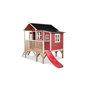 Voir la diapositive 2 : EXIT TOYS Maisonnette en bois pour enfants Loft 350 Rouge - Exit Toys