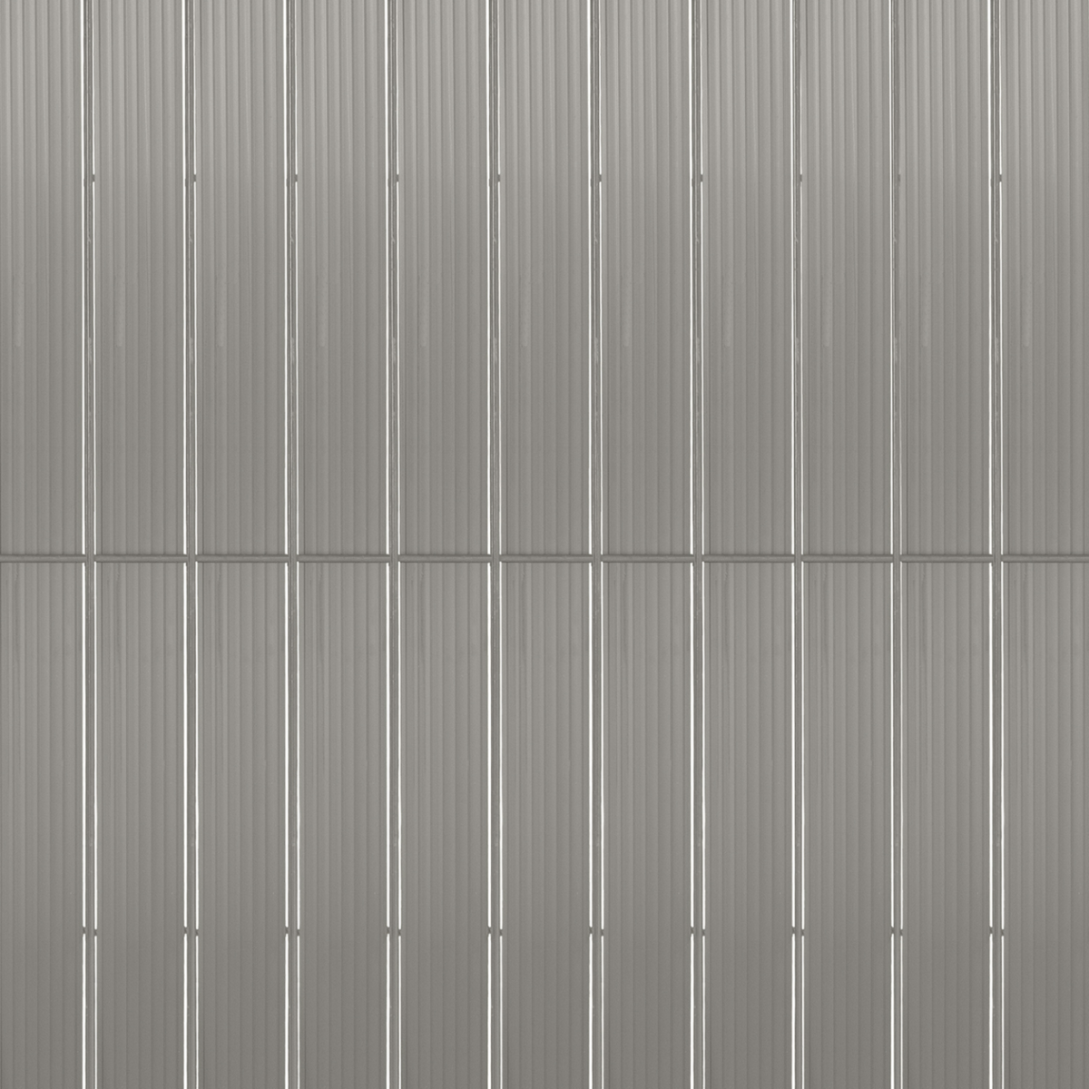 ID MARKET Kit de lamelles occultantes PVC gris clair L.60 M pour panneau grillagé