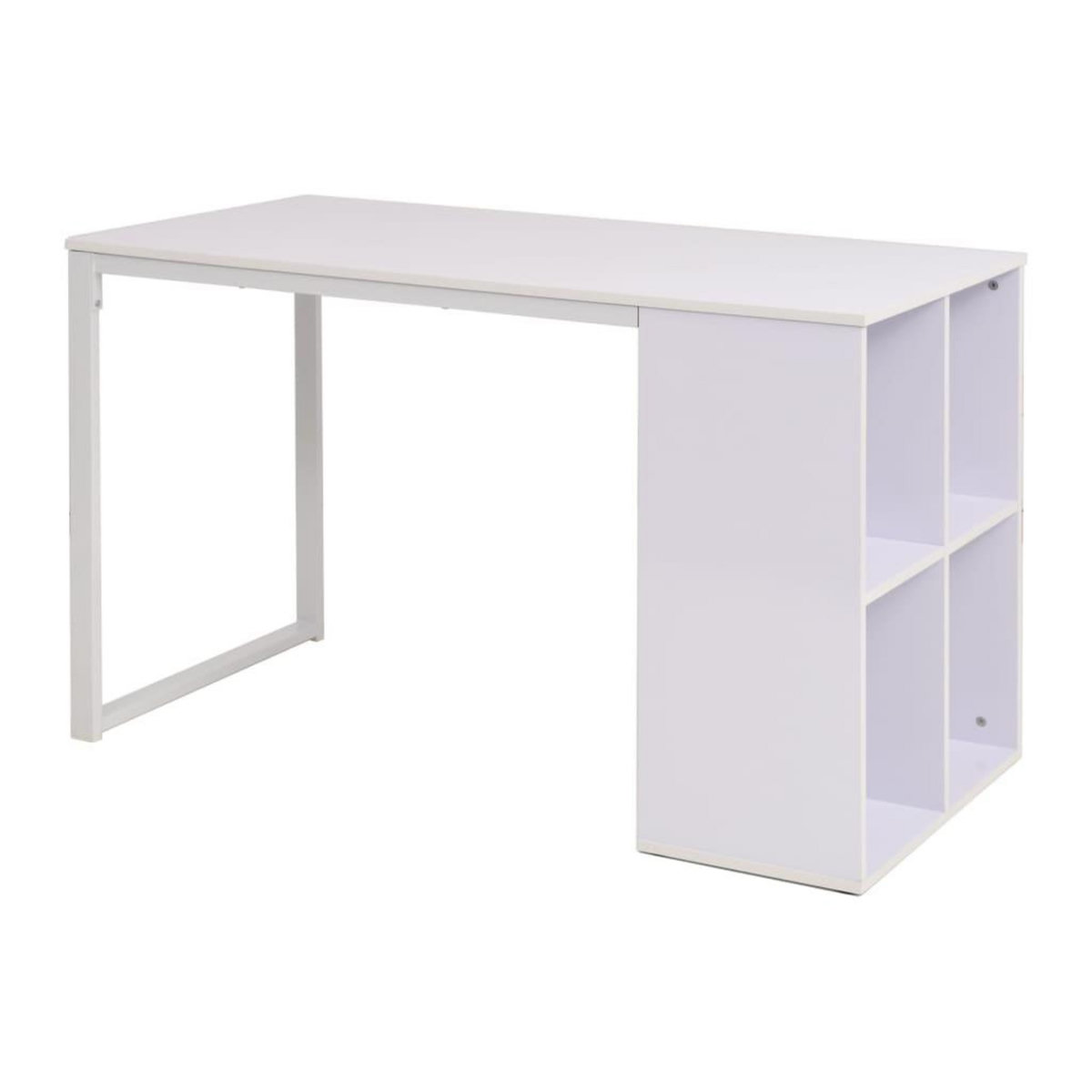 VIDAXL Table d'ecriture 120x60x75 cm Blanc
