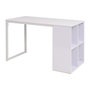 Voir la diapositive 1 : VIDAXL Table d'ecriture 120x60x75 cm Blanc
