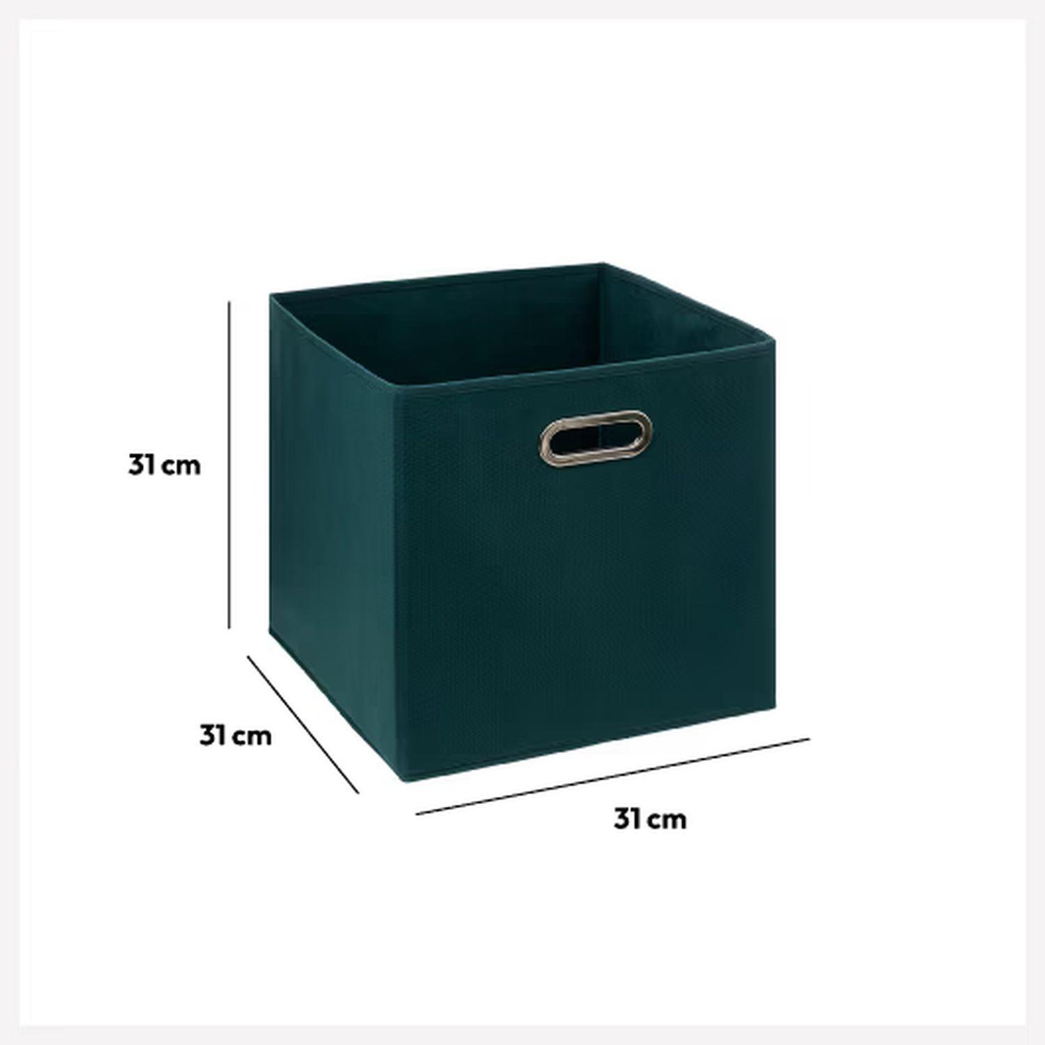 Voir la diapositive 4 : TOILINUX Lot de 6 boîtes de rangement en tissu MIX 'N MODUL