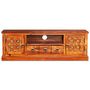 Voir la diapositive 2 : VIDAXL Meuble TV bois massif de Sesham 120 x 30 x 40 cm