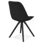 Voir la diapositive 4 : Paris Prix Chaise Scandinave  Lademo  82cm Noir