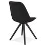 Voir la diapositive 4 : Paris Prix Chaise Scandinave  Lademo  82cm Noir
