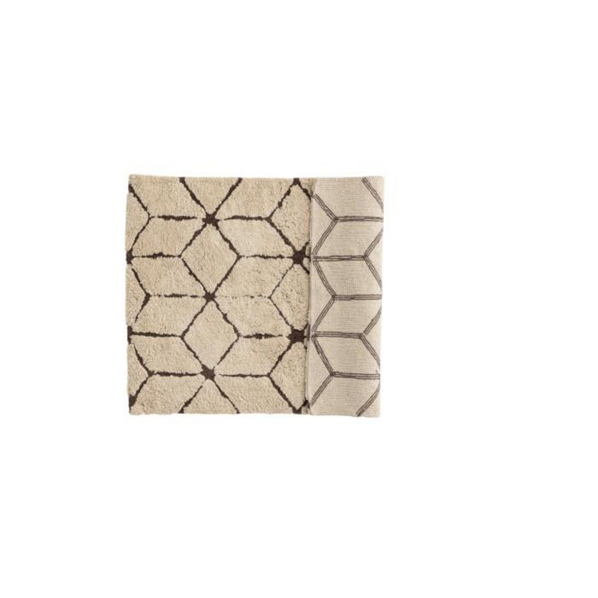 Paris Prix Tapis de Salle de Bain  Petrus  60x90cm Marron