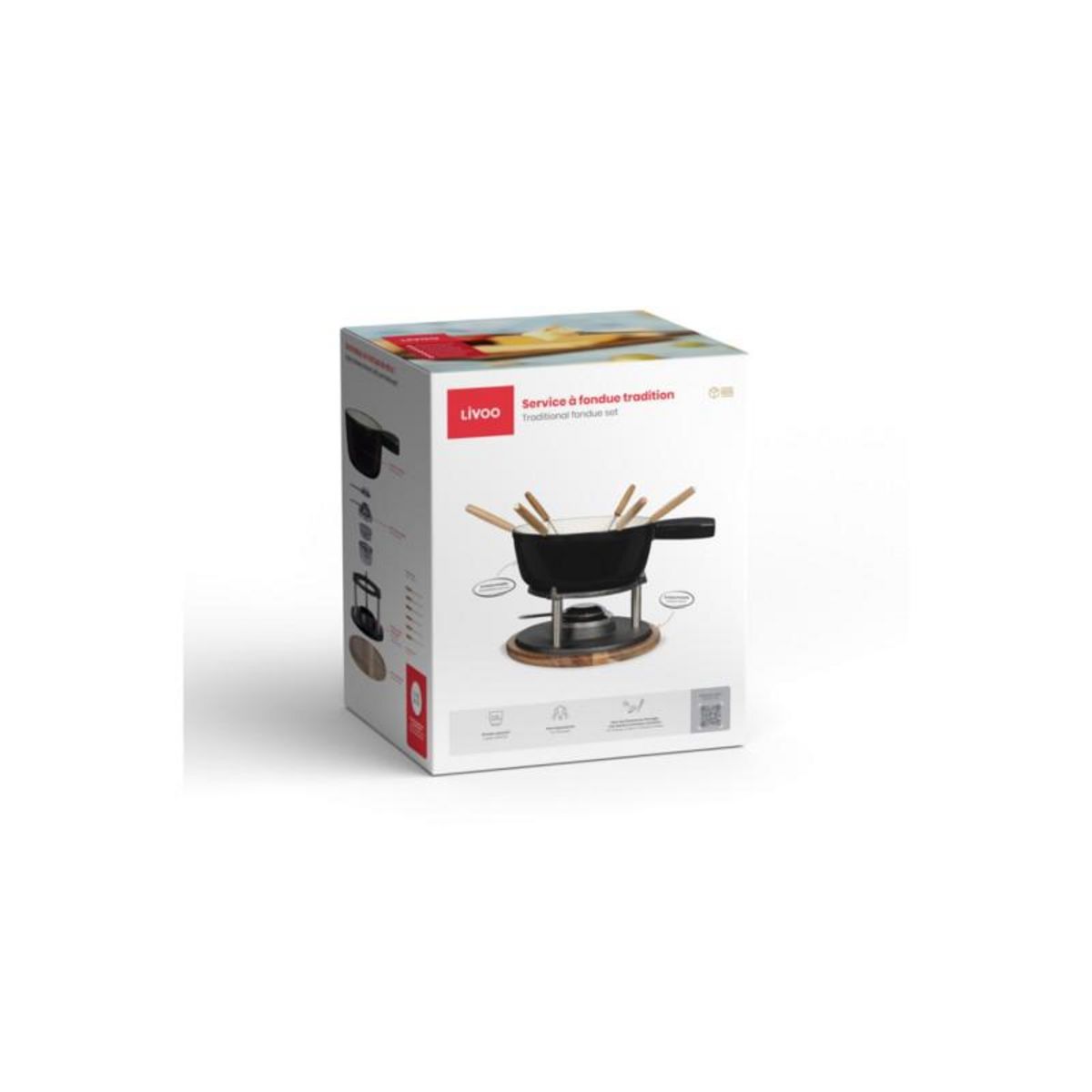 LIVOO Service à fondue 6 fourchettes - MEN426N