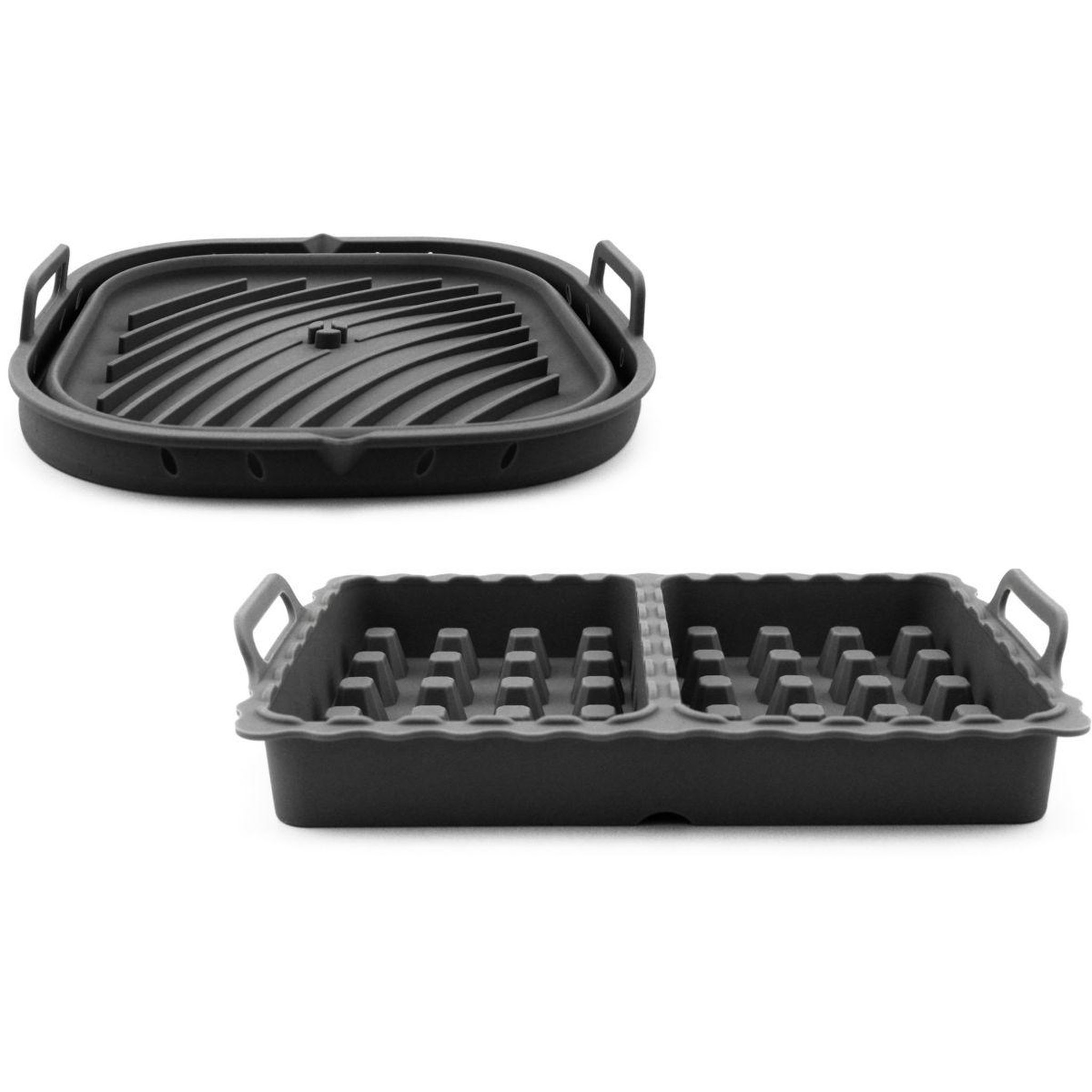 Voir la diapositive 3 : LIVOO moule set de 2 accessoires Airfryer - Rétractable avec séparateur & Spécial gaufres