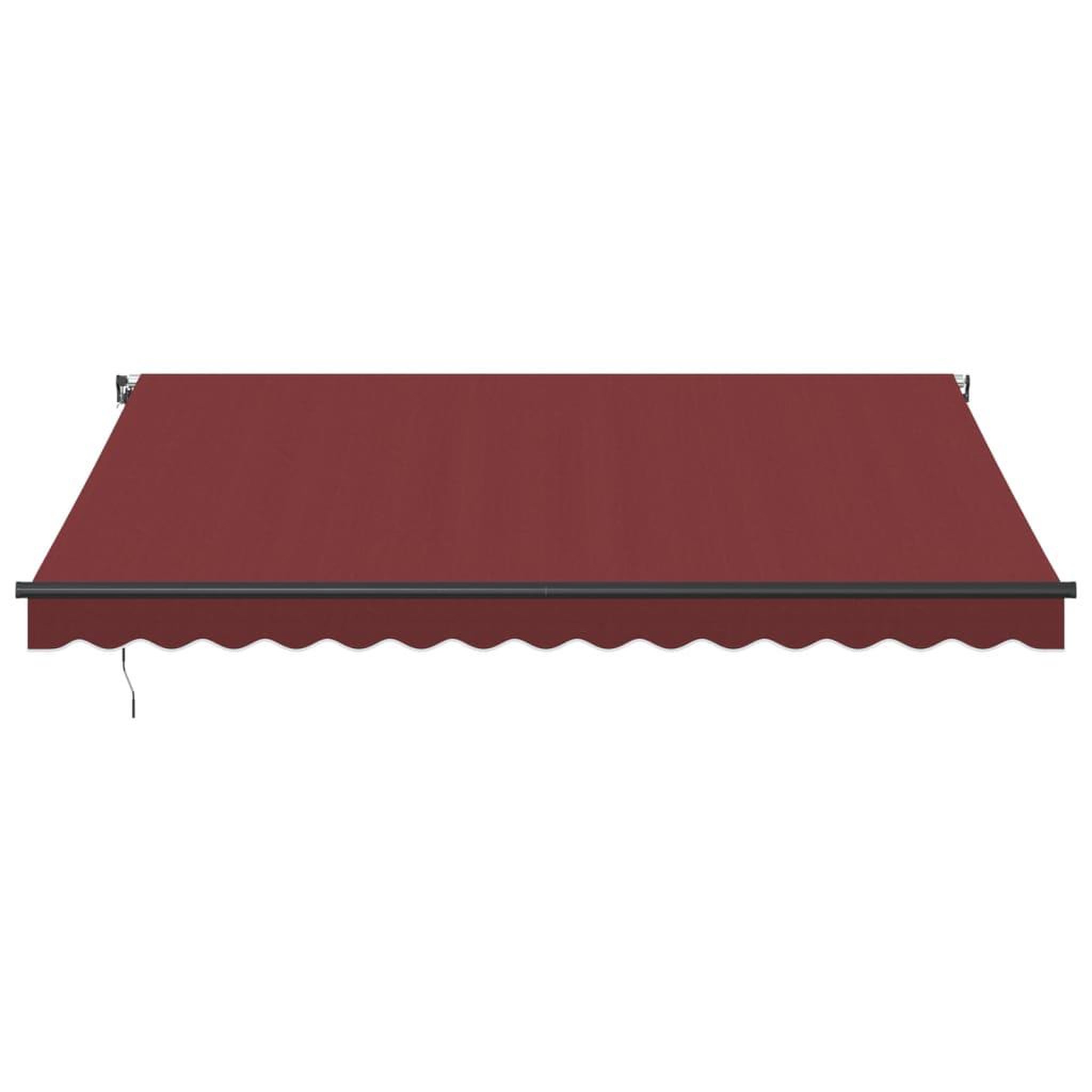 Voir la diapositive 4 : VIDAXL Auvent manuel retractable avec LED bordeaux 400x350 cm