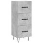 Voir la diapositive 2 : VIDAXL Buffet Gris beton 34,5x34x90 cm Bois d'ingenierie