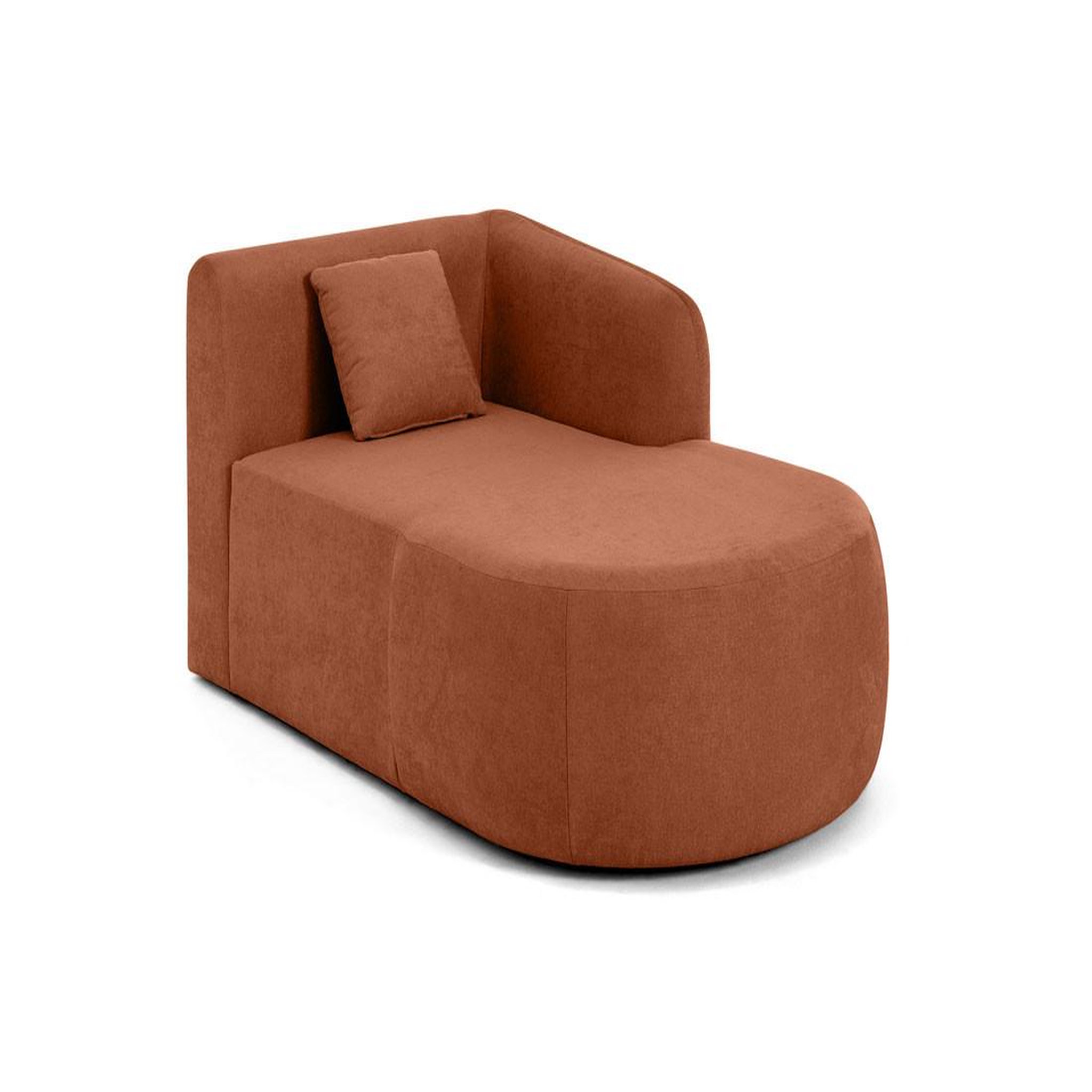 Voir la diapositive 1 : LISA DESIGN Ikare - module d'assise méridienne droit - en tissu