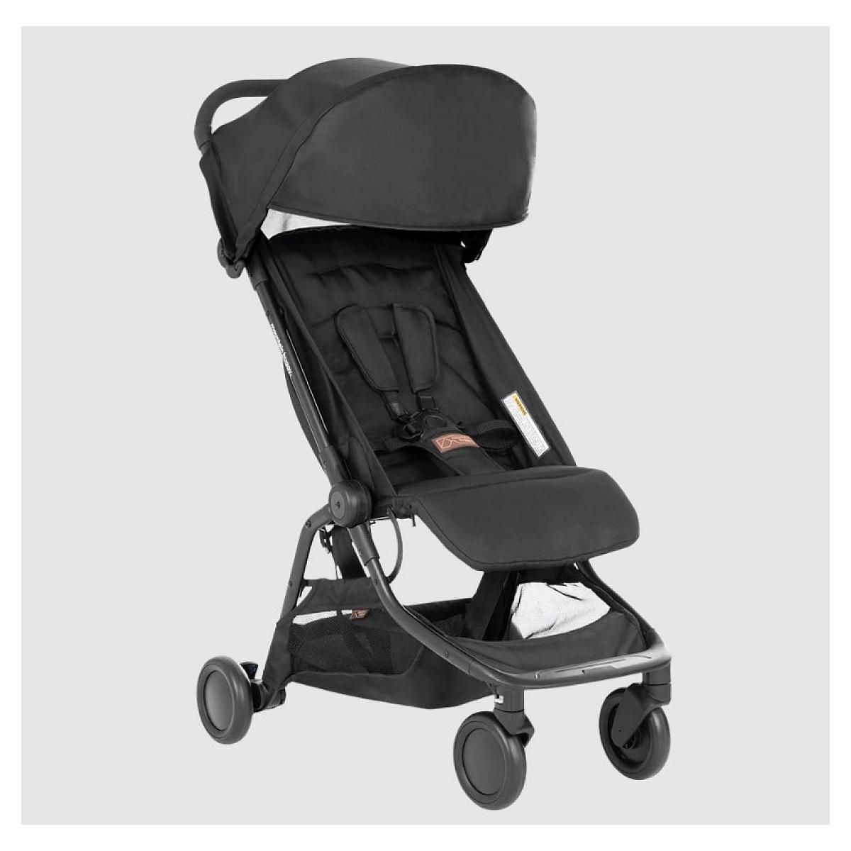 MOUNTAIN BUGGY nano urban (2024+) avec ensemble de roues de voyage noir