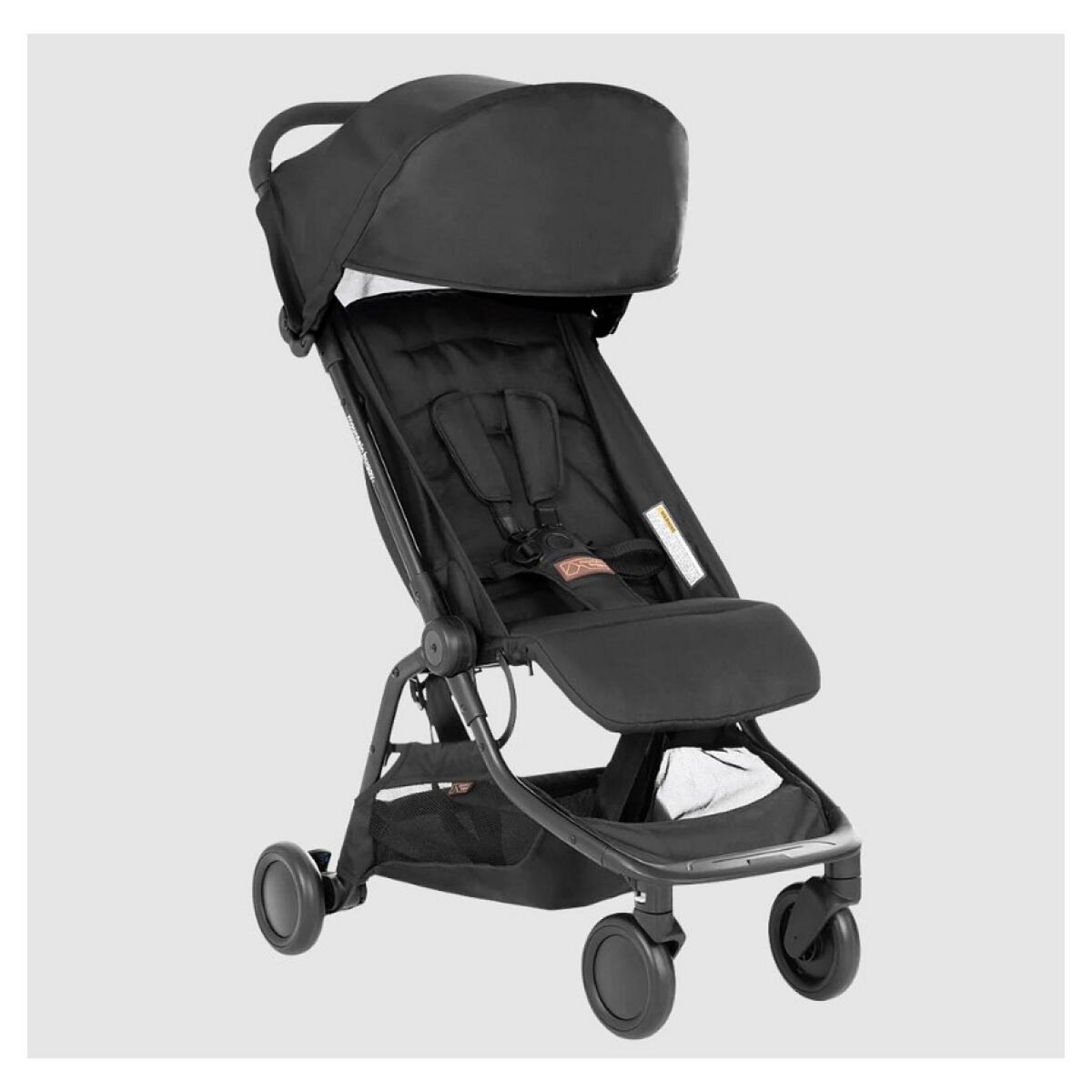 MOUNTAIN BUGGY nano urban (2024+) avec ensemble de roues de voyage noir