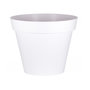 Voir la diapositive 1 : Eda Pot de fleur rond Toscane Ø 100 x H.79 cm - Blanc - Eda