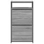 Voir la diapositive 5 : VIDAXL Armoire à chaussures Sonoma gris 60x34x112 cm Bois d ingénierie
