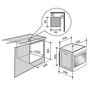 Voir la diapositive 3 : Sauter Four intégrable multifonction 73l 60cm a+ pyrolyse inox - sop6214lb