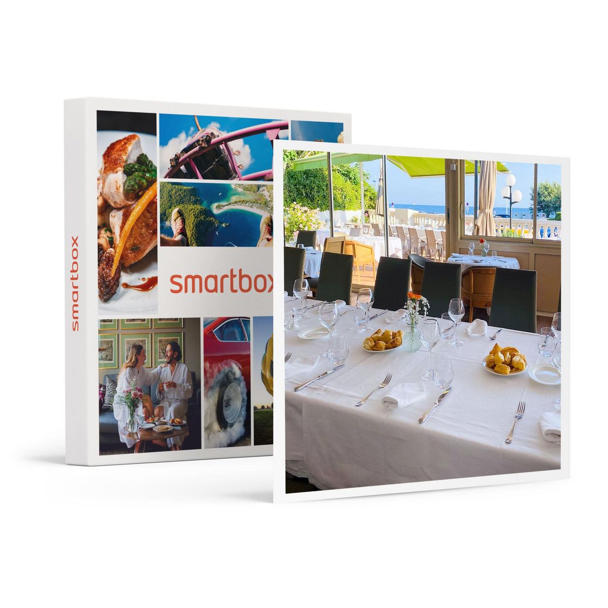 Smartbox Repas gourmand 5 plats dans un restaurant gastronomique avec vue sur la mer près de Martigues - Coffret Cadeau Gastronomie
