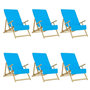 Voir la diapositive 2 : VIDAXL Serviettes de plage 6 pcs turquoise 60x135 cm tissu 400 GSM