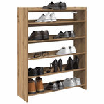 VIDAXL Etagere a chaussures chene artisanal bois d'ingenierie