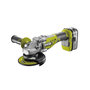 Voir la diapositive 1 : Ryobi Meuleuse d'angle RYOBI 18V LithiumPlus One+ Brushless - 1 batterie 4,0 Ah - 1 chargeur rapide - R18