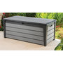 Voir la diapositive 4 : KETER Coffre de rangement jardin - Résine - Gris - 455L - KETER