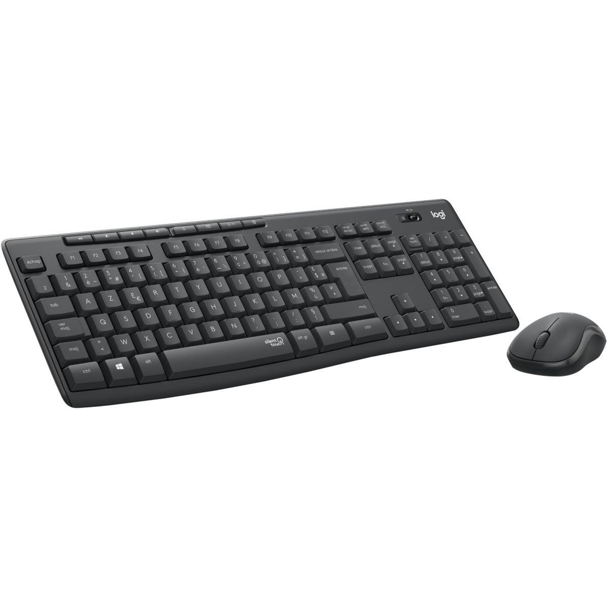 Logitech Clavier + Souris MK295 Silent Wireless Combo