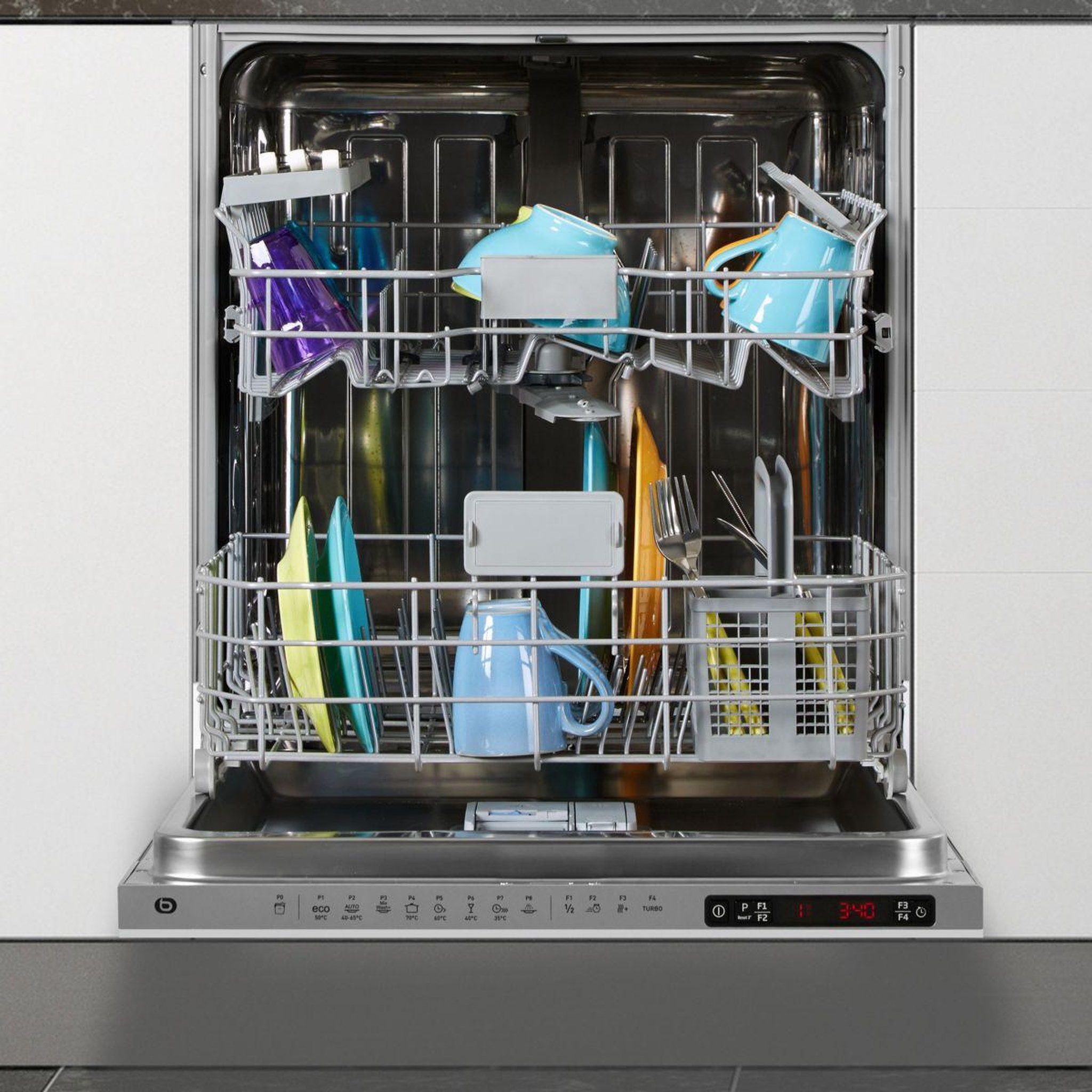 Voir la diapositive 2 : ESSENTIEL B Lave vaisselle encastrable elvi-451f