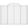 Voir la diapositive 4 : VIDAXL Paniers a gabions arques 8 pcs 200x30x140/160 cm Fer galvanise