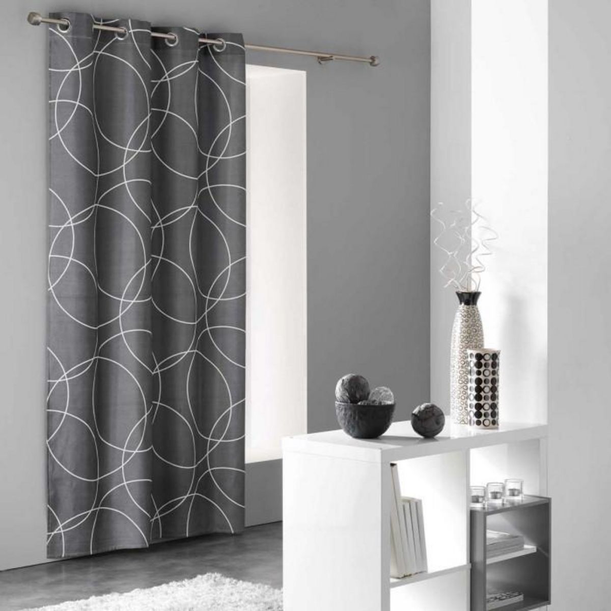 Paris Prix Rideau Design  Elton  140x240cm Gris