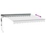 Voir la diapositive 5 : VIDAXL Auvent retractable automatique anthracite et blanc 300x250 cm
