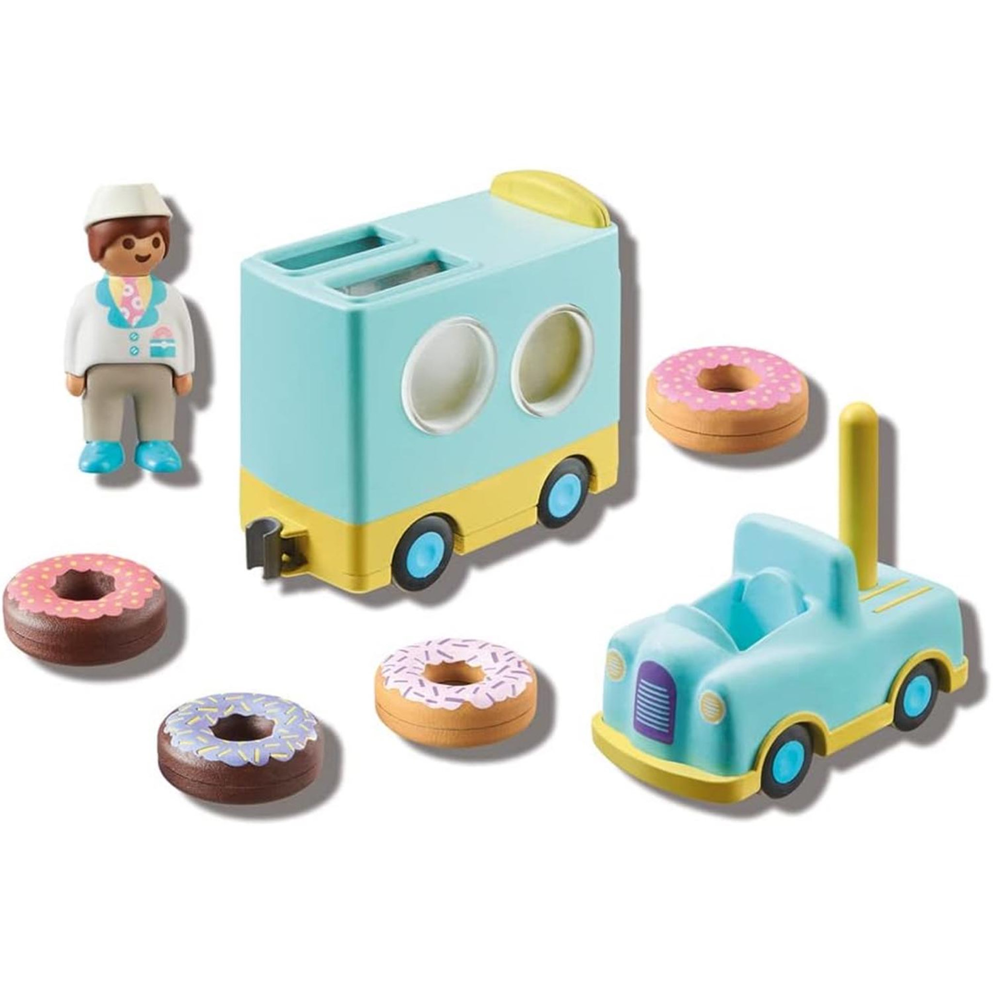 Voir la diapositive 6 : PLAYMOBIL 1.2.3 - Camion de Donuts