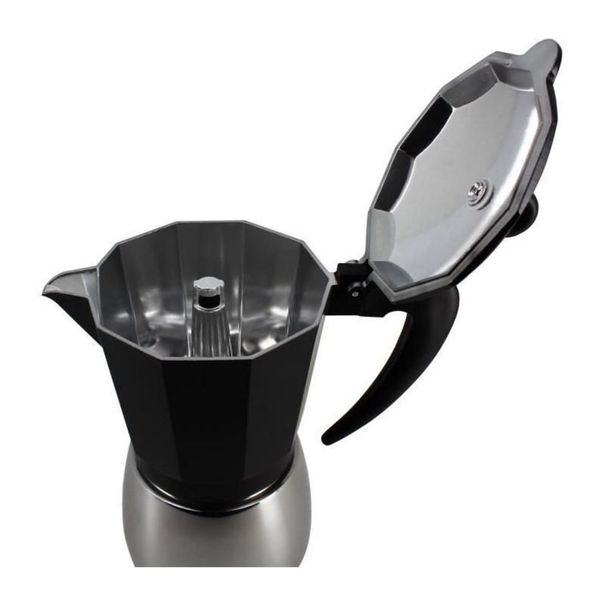MENASTYL Cafetiere Italienne - MENASTYL - 3935071 - Aluminium - 9 tasses - Tous feux dont induction