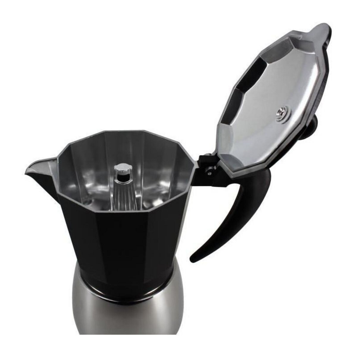 MENASTYL Cafetiere Italienne - MENASTYL - 3935071 - Aluminium - 9 tasses - Tous feux dont induction