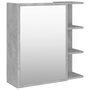 Voir la diapositive 2 : VIDAXL Armoire a miroir de salle de bain Gris beton Bois d'ingenierie