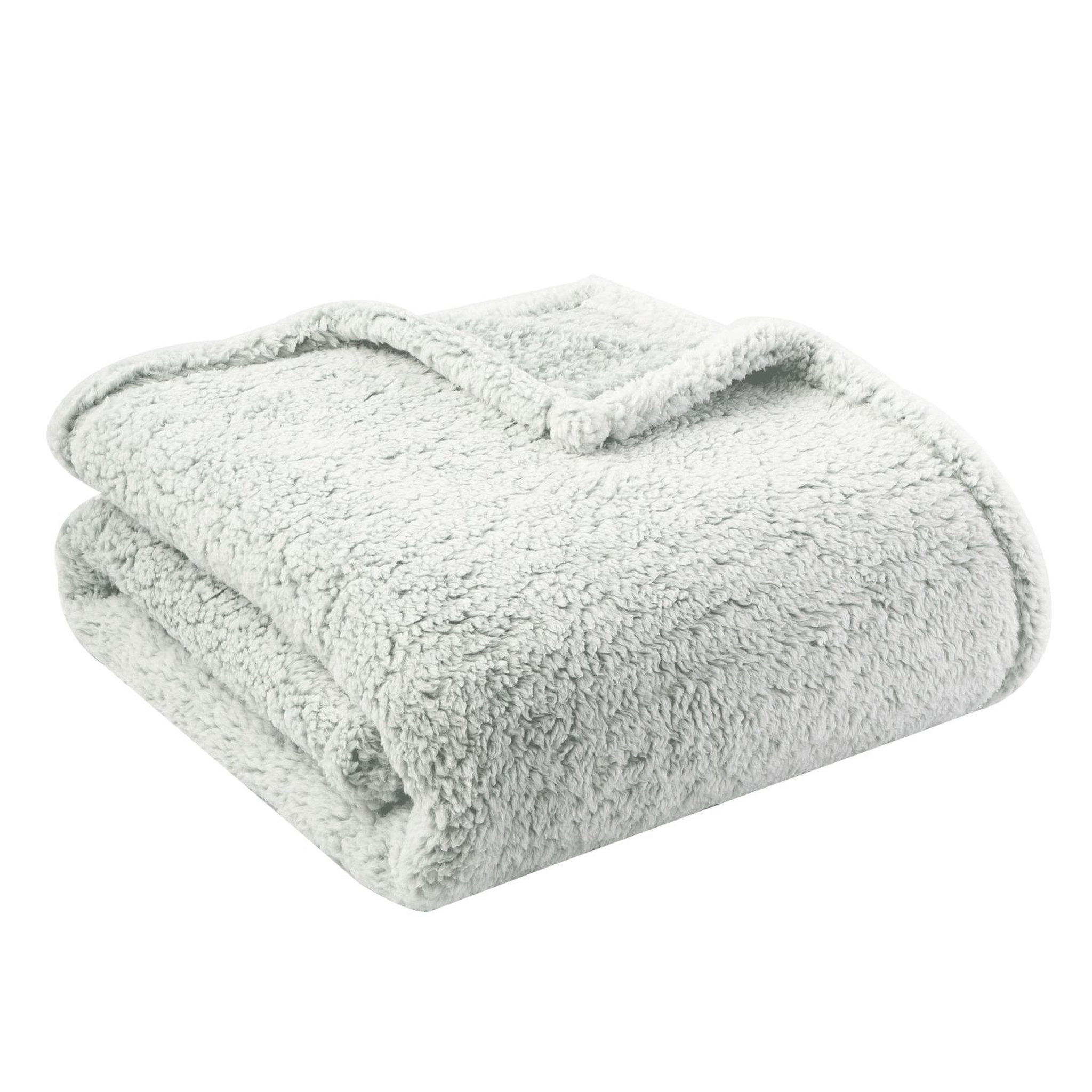 Voir la diapositive 1 : ACTUEL Plaid uni en polycoton recyclé 350g