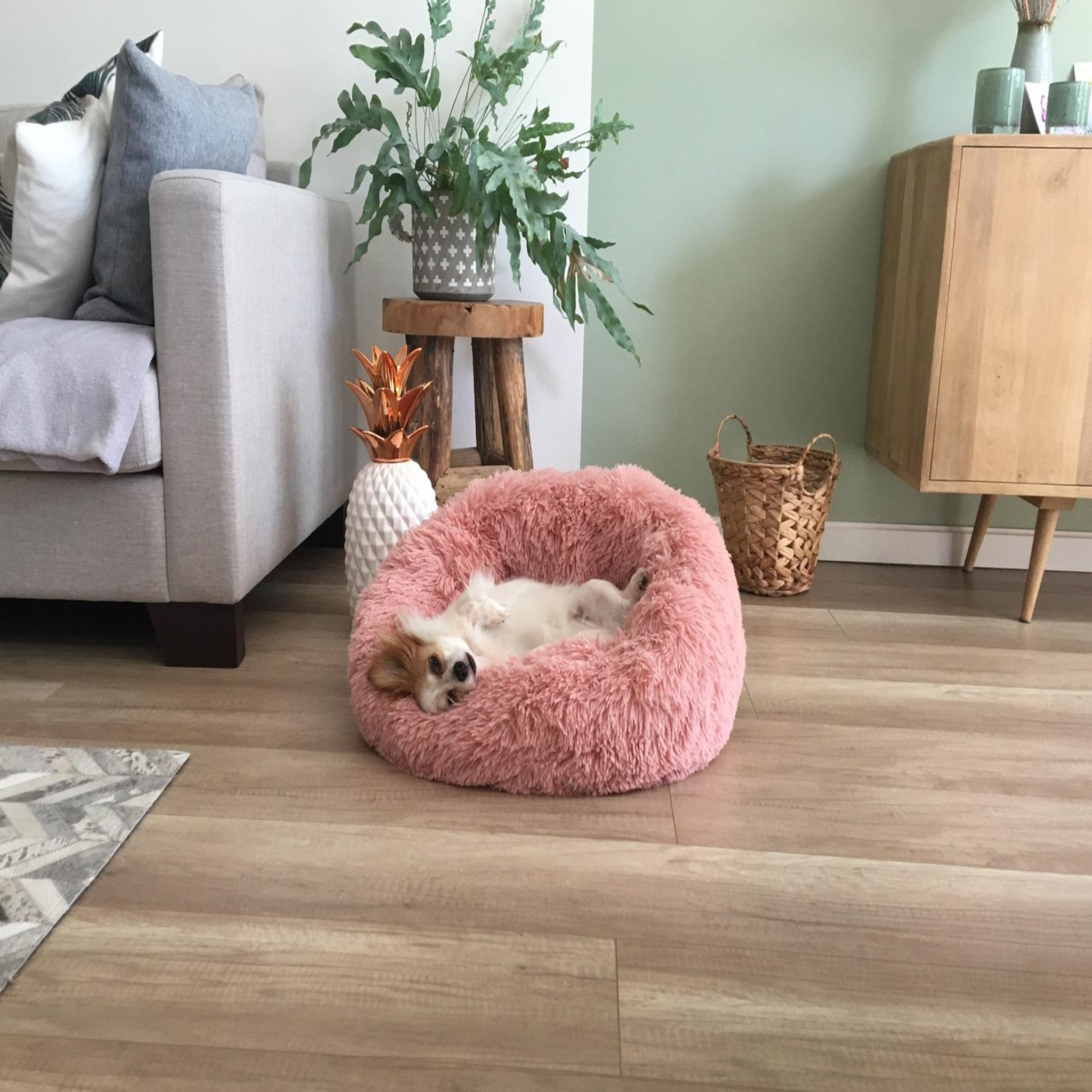 Voir la diapositive 2 : Eden Panier rond ultra doux krem
