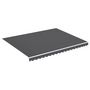 Voir la diapositive 2 : VIDAXL Tissu de remplacement pour auvent Anthracite 4,5x3,5 m