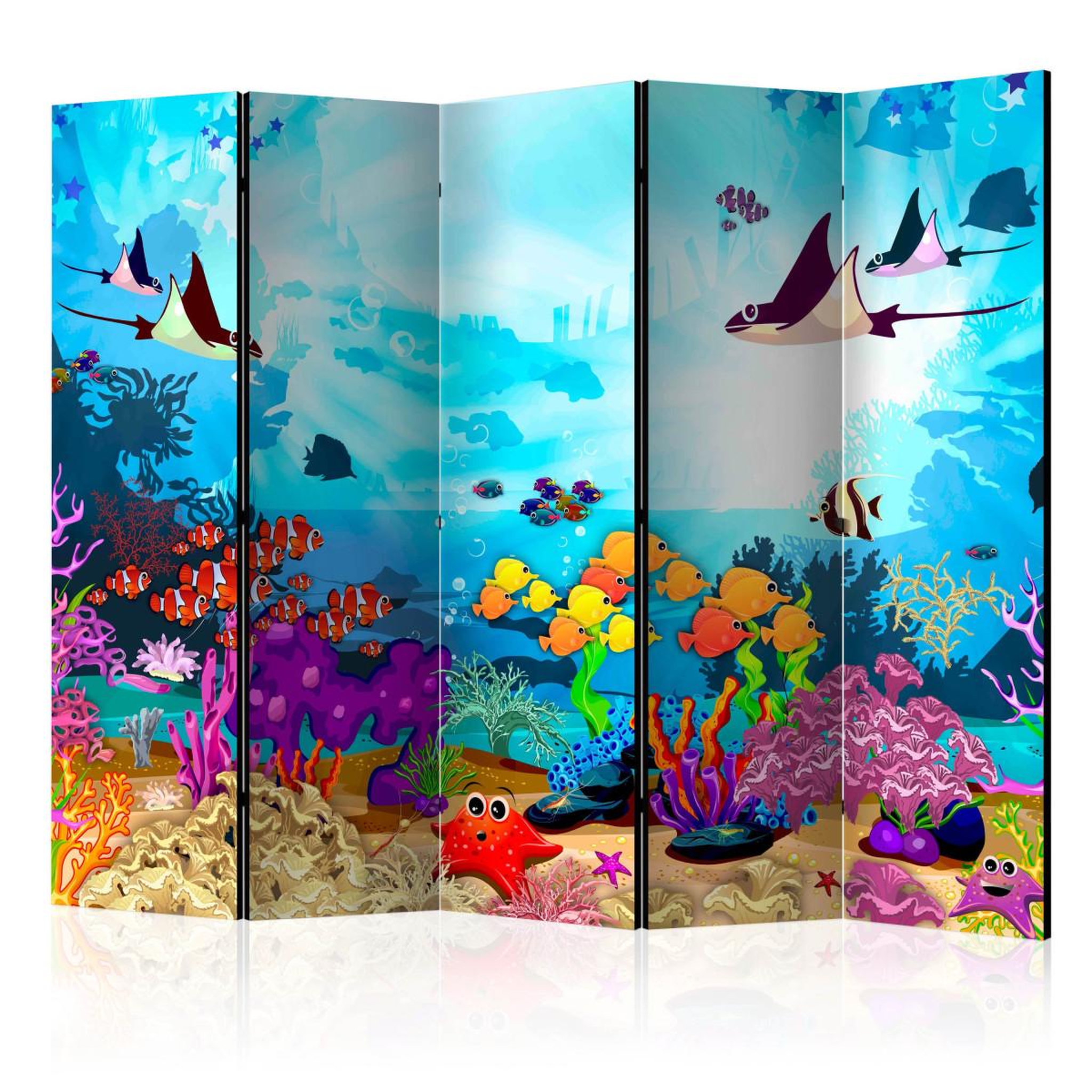 Paris Prix Paravent 5 volets  underwater fun  172x225cm