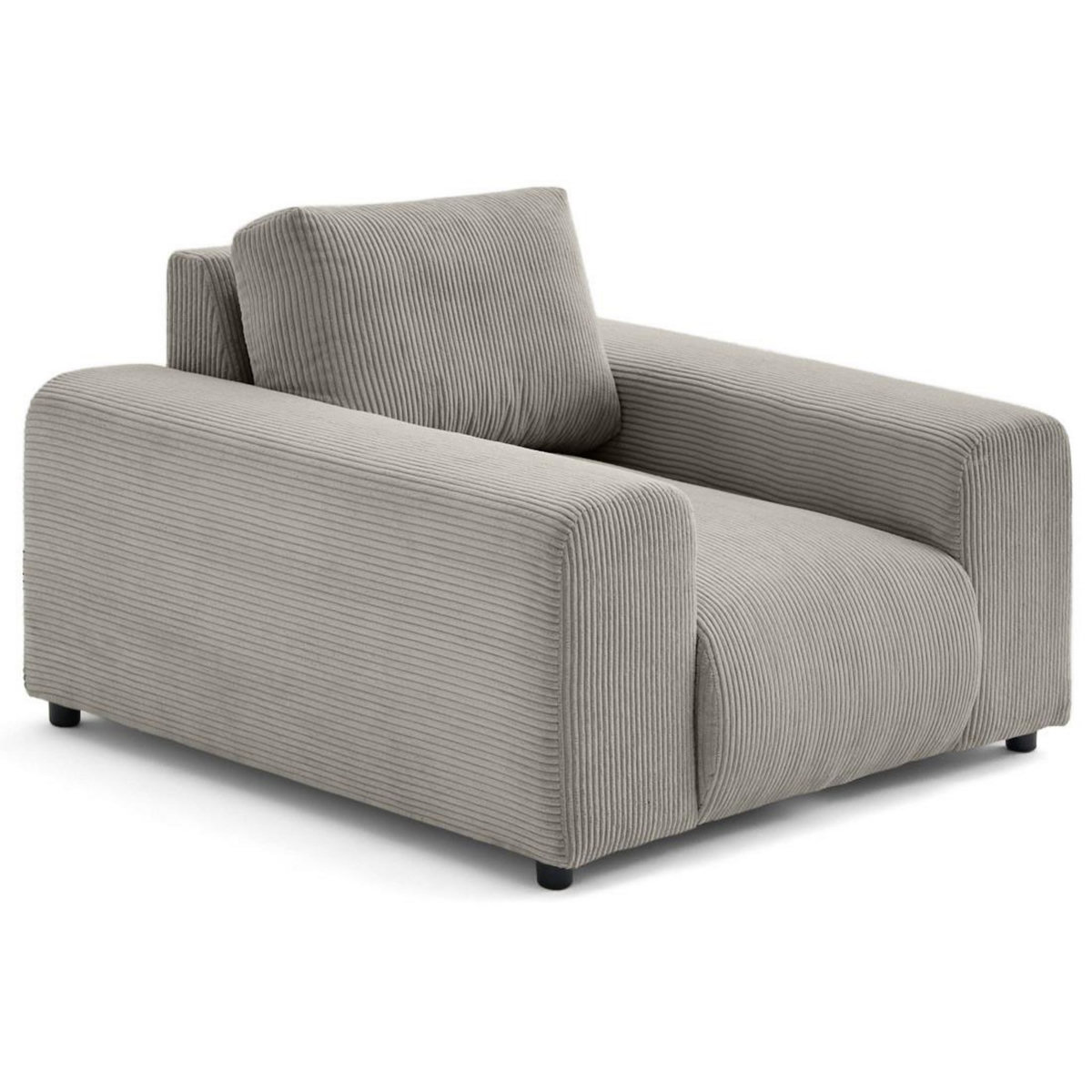 LISA DESIGN Garance - fauteuil en velours côtelé