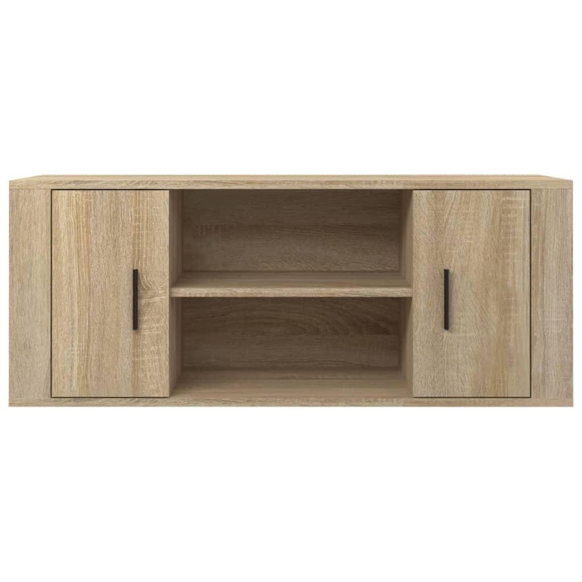 VIDAXL Meuble TV Chene sonoma 100x35x40 cm Bois d'ingenierie